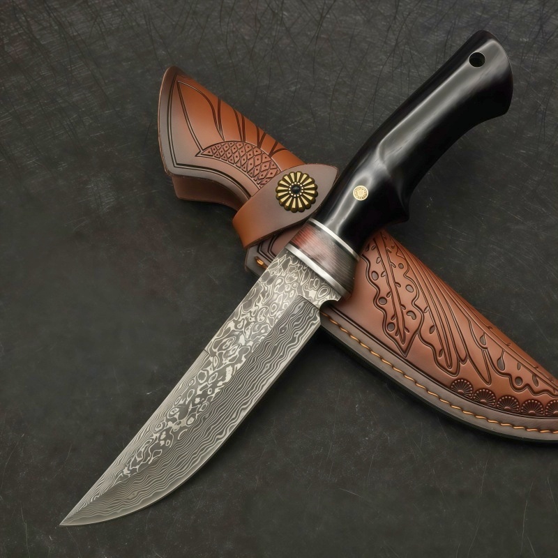 Survival Knife Full Tang - Дамасский VG10 открытый многофункциональный портативный портативный