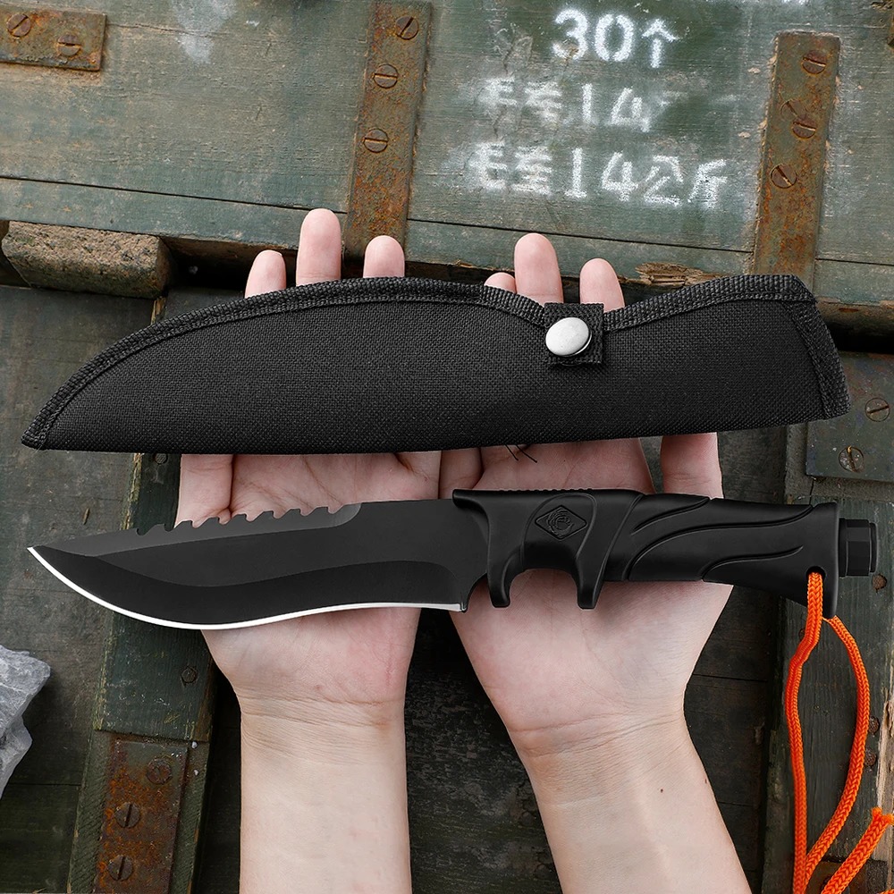 Уличный нож с высокой твердост – обзор и цена Survival Knife Full Tang